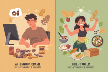 Why Your Afternoon Cravings Are Actually... A Fiber Problem
