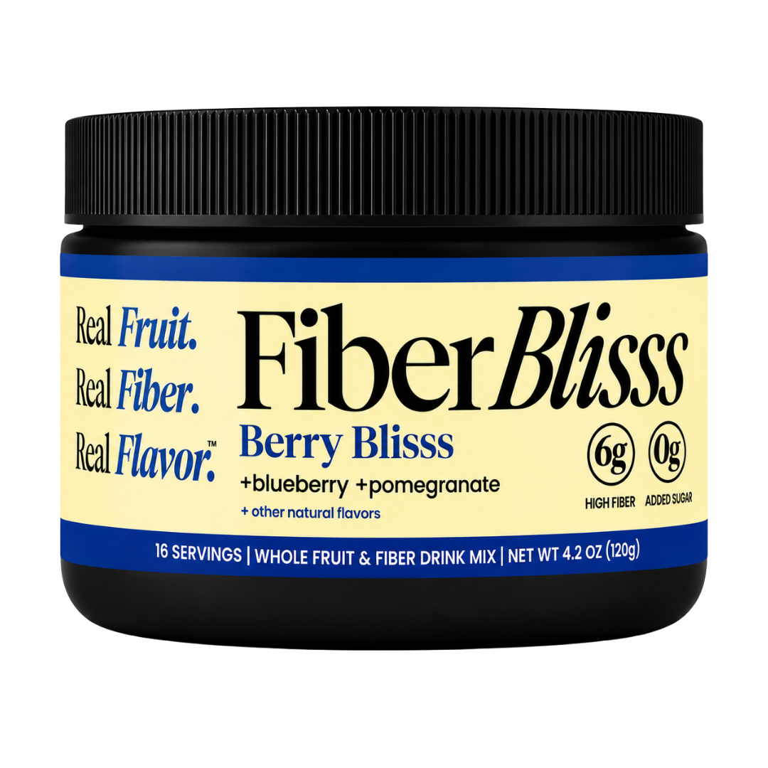 Berry Blisss Fiber+ Drink Mix | Blueberry Pomegranate, 6g Fiber, 16 Servings
